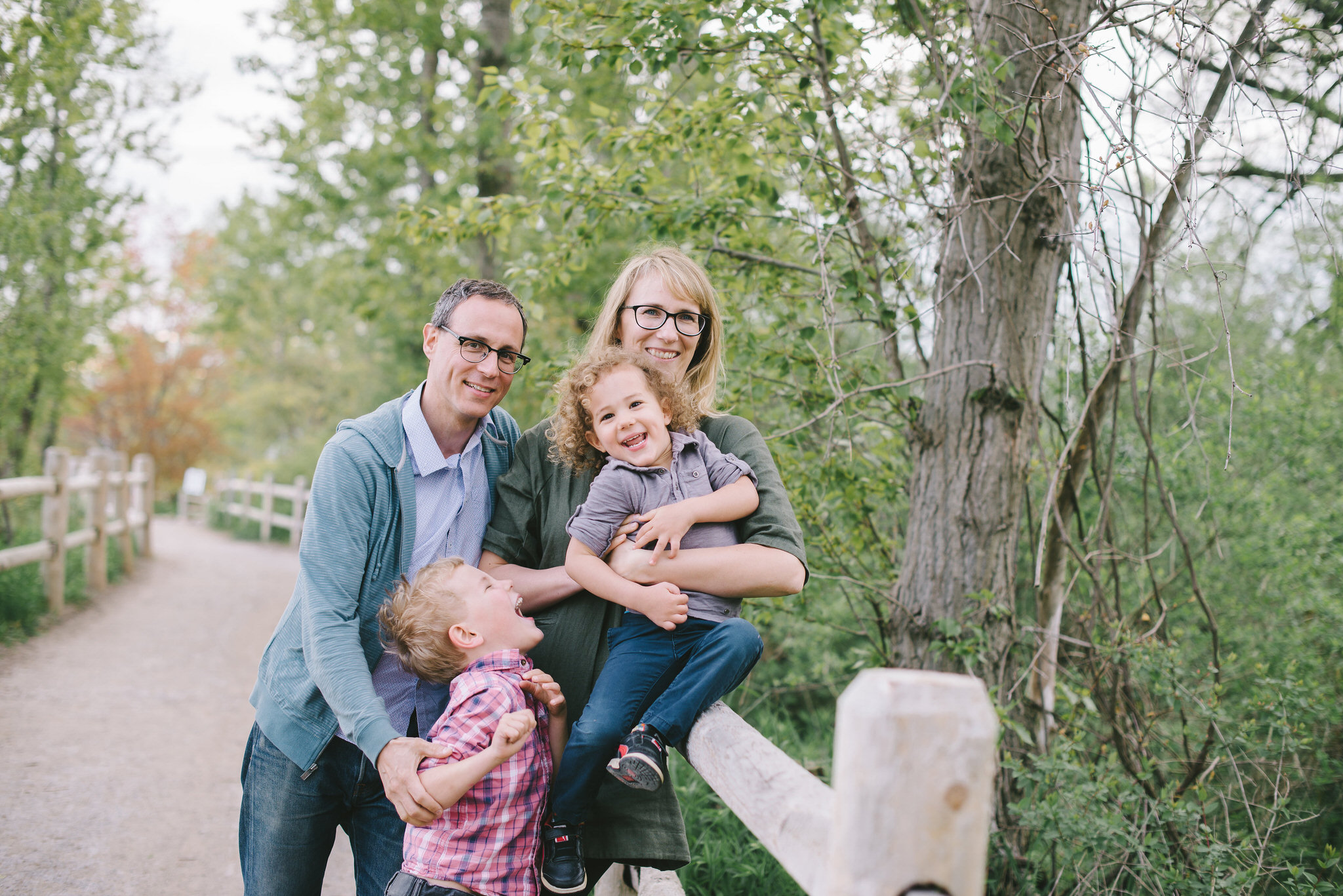 Family photos at Rotary Park